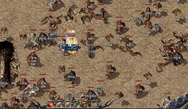 地图怪物游戏以晋级爆装攻沙三大中心玩